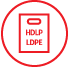 HDPE/LDPE Bottom Seal bag